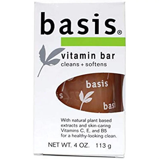 "Basis Vitamin Enriched Cleansing Bar for Face & Body-4, oz. (Pack of 9) Misc."